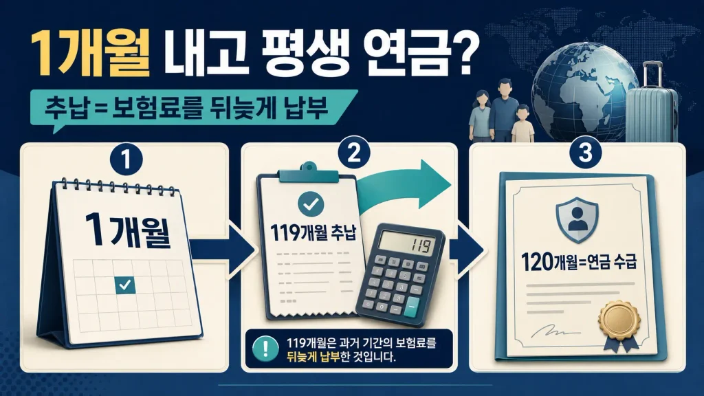 중국인 한 달 일하고 평생 국민연금? ‘119개월 추납’과 해외 가족수당, 정말 가능한가