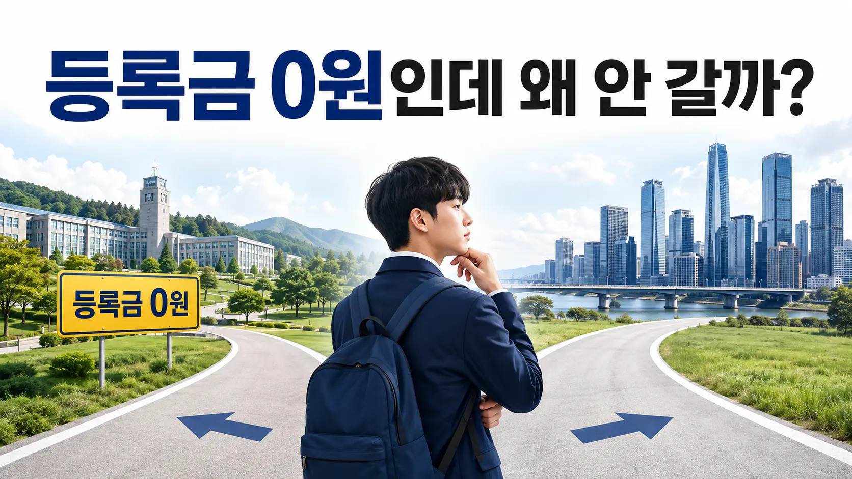 지방 국립대 등록금이 0원인데 왜 64%는 안 간다고 했을까? 학생들이 더 중요하게 본 것