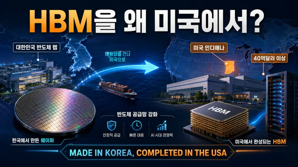 SK하이닉스는 왜 HBM 공장을 미국에 지을까? 한국에서 다 만들면 안 되나