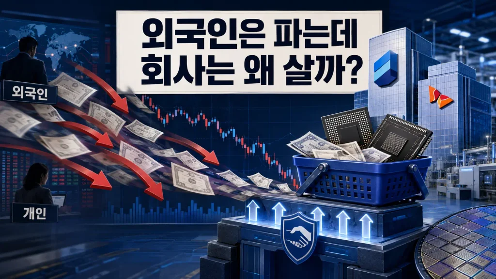 외국인은 파는데 삼성·하이닉스는 왜 자기 주식을 살까? 10조원 자사주 매입이 주가를 떠받치는 이유