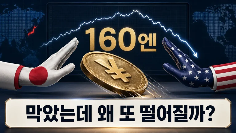 엔화 다시 160엔 앞… 미국과 일본이 함께 막았는데도 엔화는 왜 다시 떨어질까?