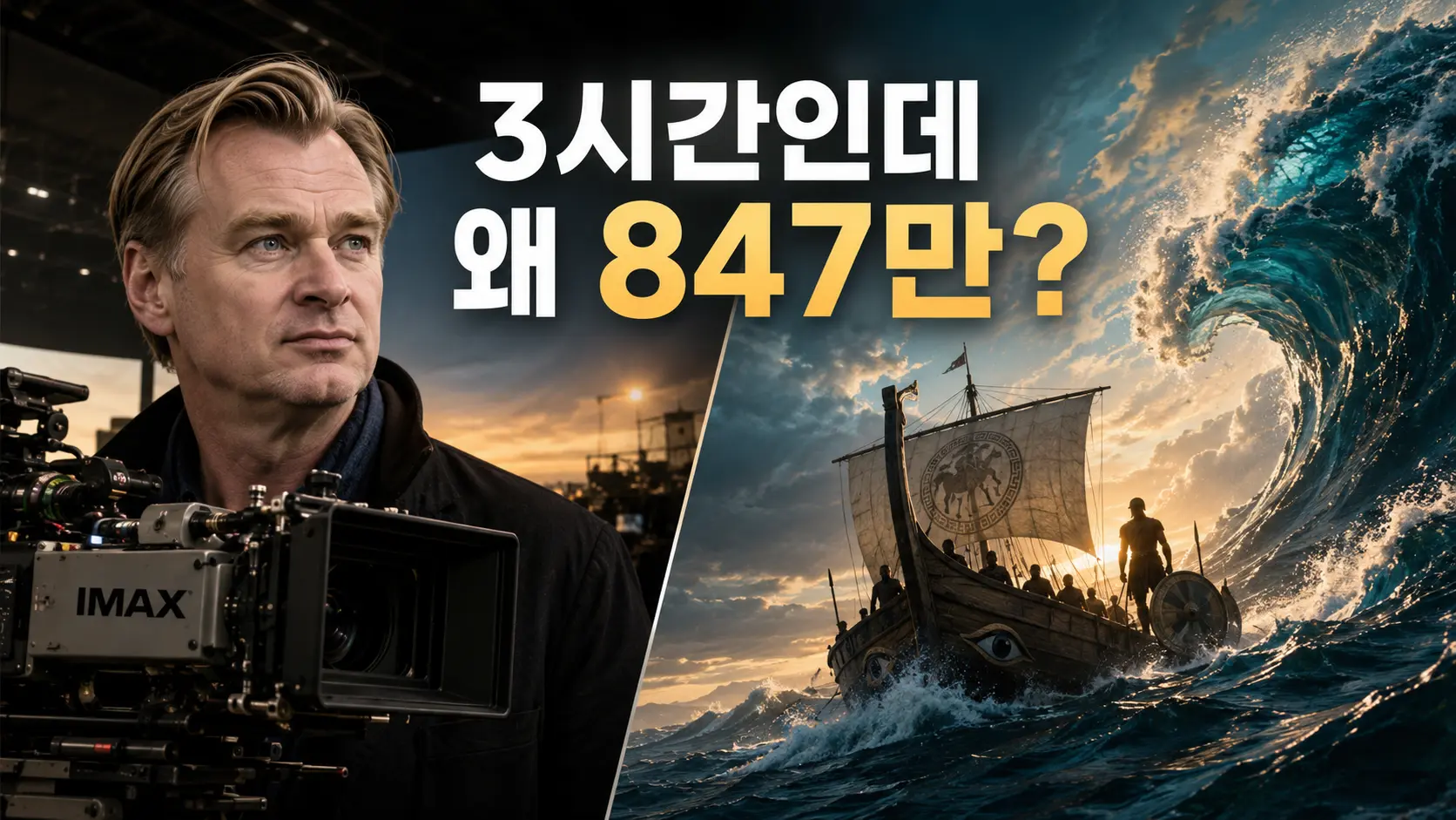 크리스토퍼 놀란 ‘오디세이’가 대체 뭐길래? 3시간 가까운 영화에 847만 명이 몰린 이유
