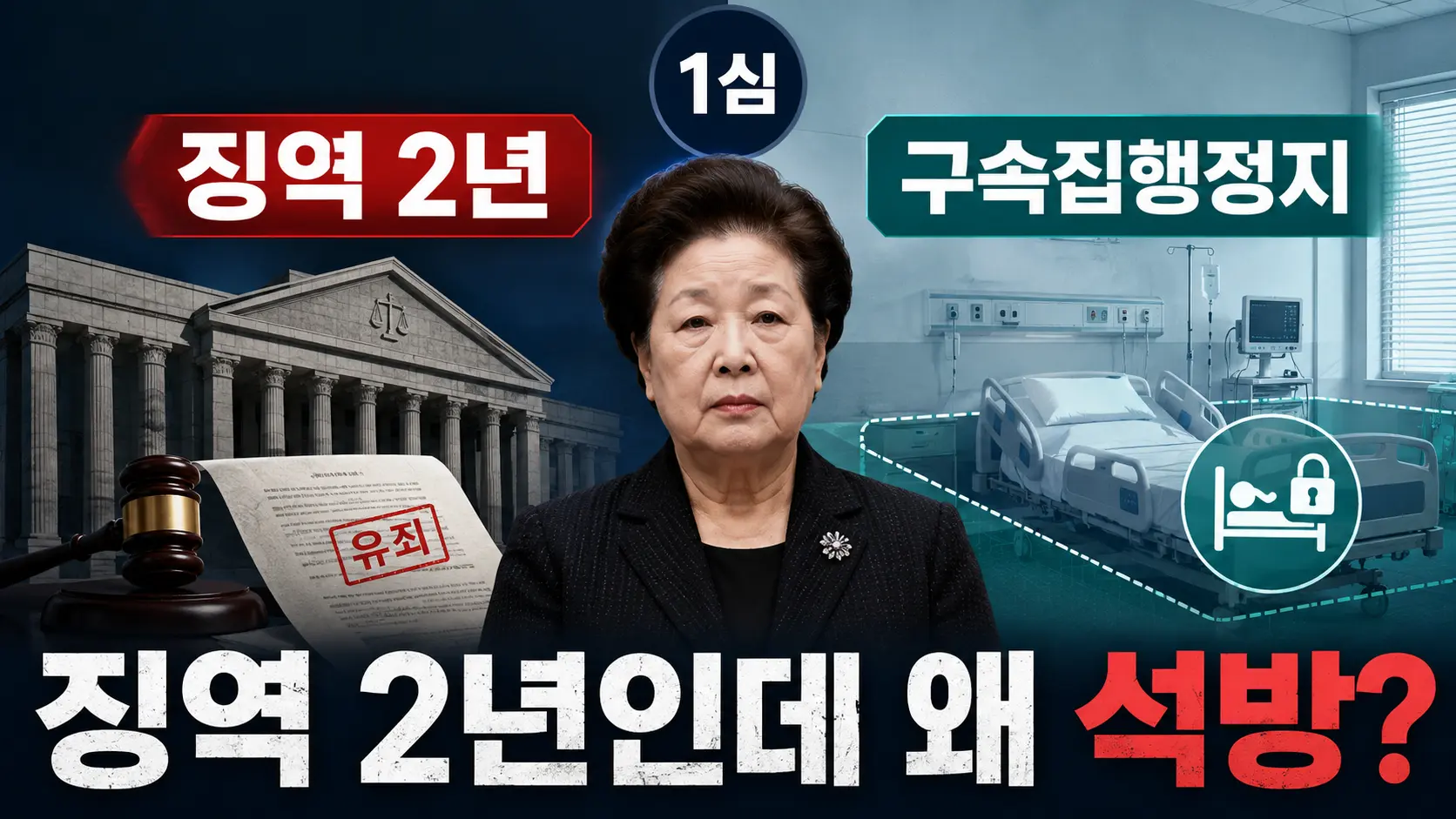 징역 2년 선고받았는데 왜 감옥에 안 가나? 한학자 ‘구속집행정지’가 뭔가