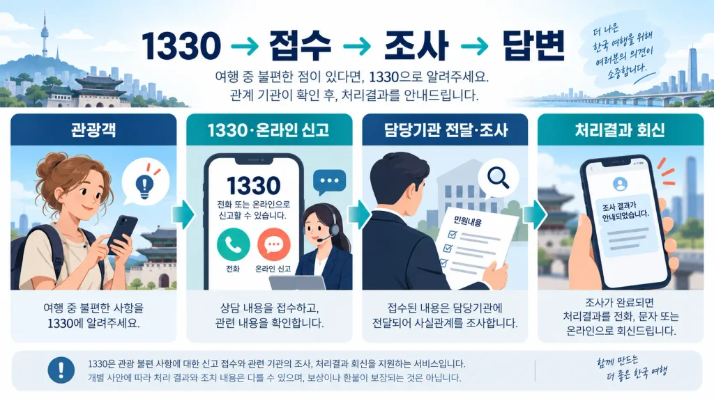 불편을 겪은 외국인은 어디에 신고하는 걸까?
