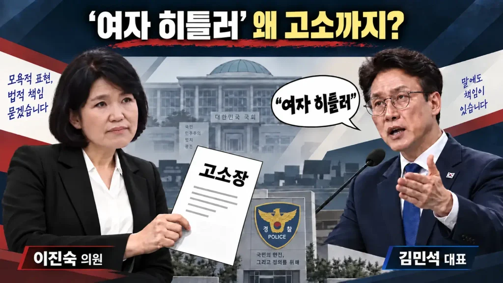 이진숙은 왜 김민석을 고소했나? ‘여자 히틀러’ 발언, 시작은 5·18 토론회였다