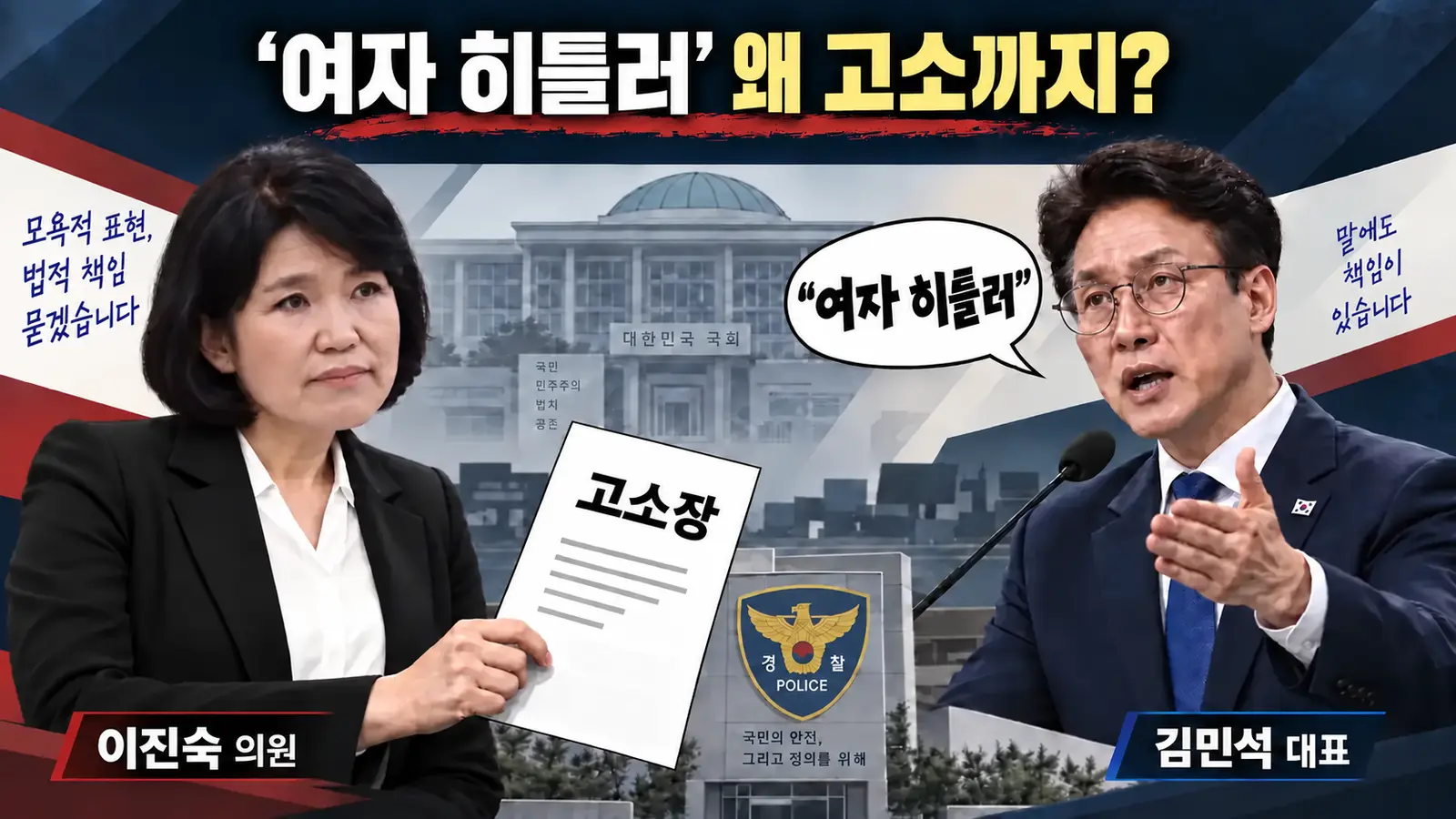 이진숙은 왜 김민석을 고소했나? ‘여자 히틀러’ 발언, 시작은 5·18 토론회였다