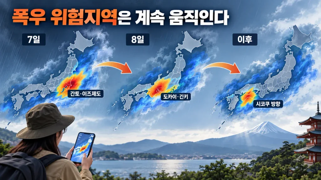 “일본 여행” 전체를 취소해야 하는 상황은 아니다