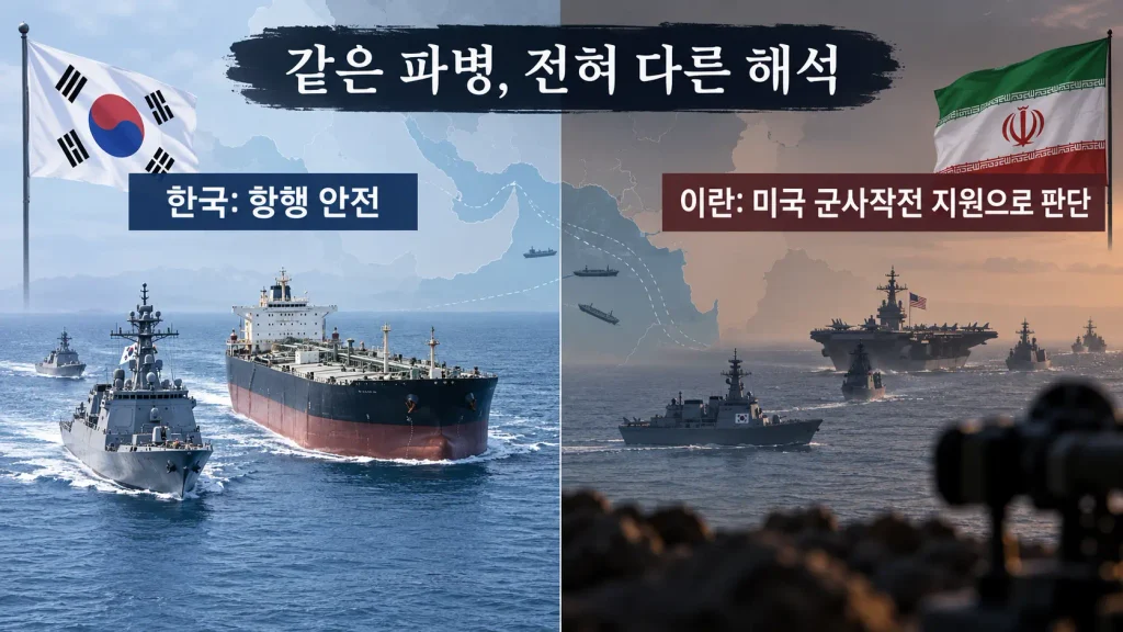 이란은 왜 한국에 한글로 경고했나?