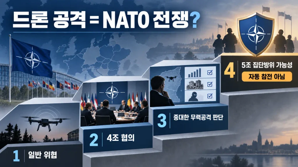 그렇다면 독일이 공격받았으니 NATO가 참전하는 걸까?
