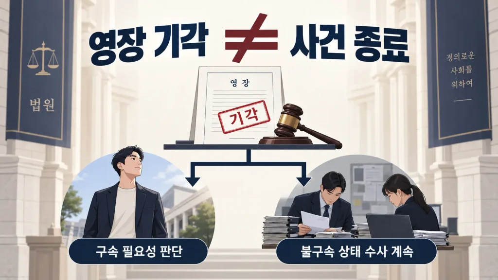 그런데 구속영장은 이미 기각된 것 아닌가?