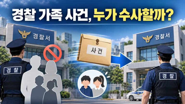 형이 경찰이면 동생 사건을 같은 경찰서가 수사할까? 경찰 ‘가족 상피제’ 가 생긴 이유와 달라지는 점