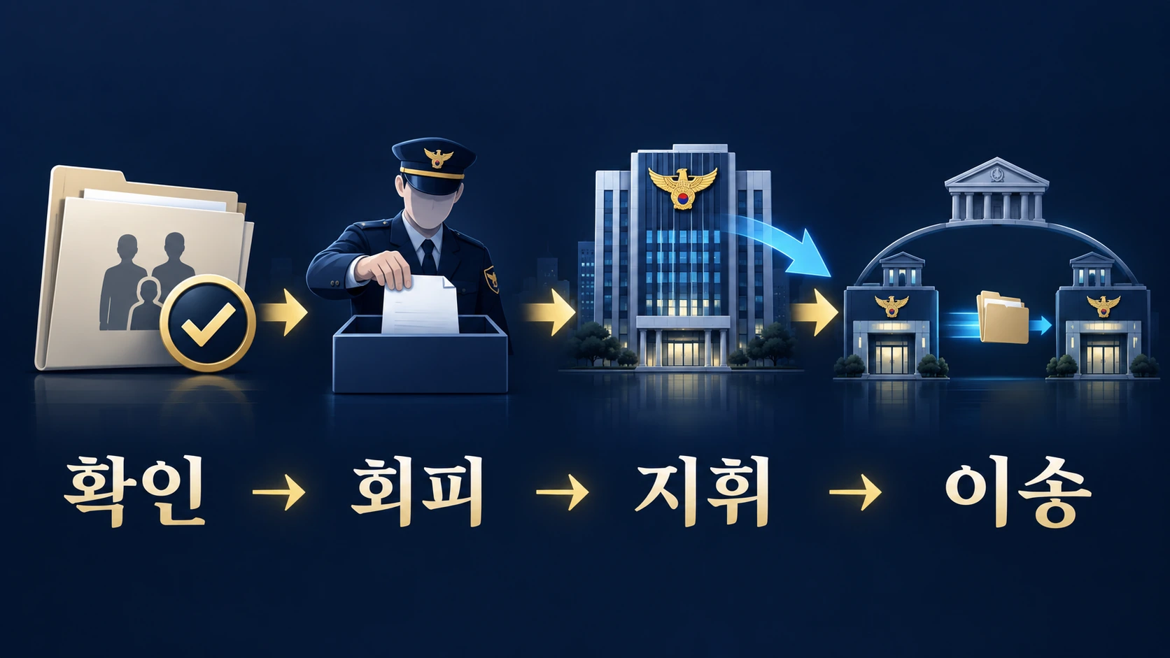 가족 사건이라는 걸 확인하면 실제로 어떻게 처리할까?
