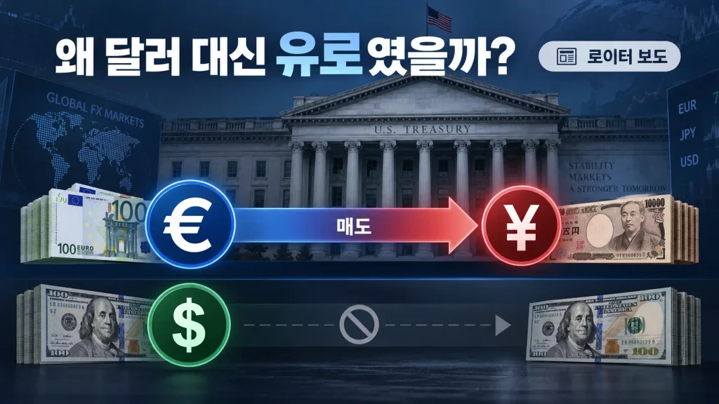 그런데 미국은 왜 달러가 아니라 ‘유로’를 팔았을까?