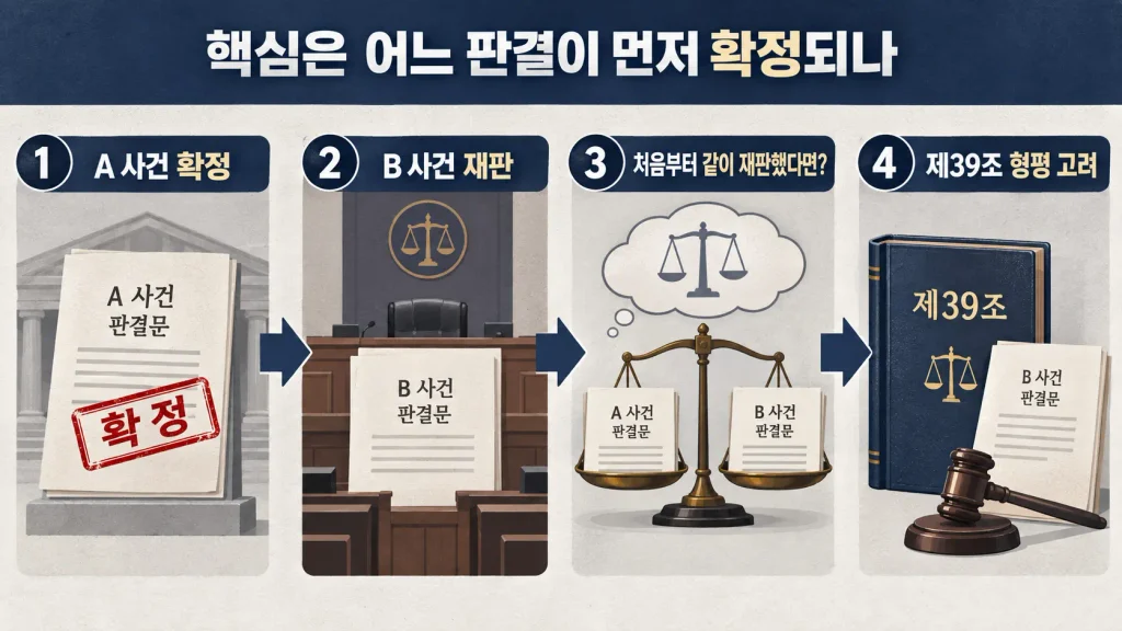 판결 하나가 먼저 확정되면 뒤 재판에서는 무엇이 달라질까?