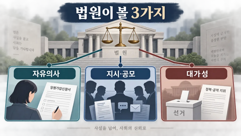 결국 법원은 무엇을 판단하게 될까?