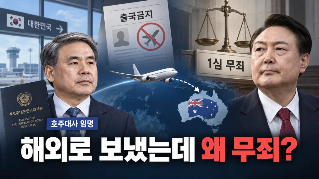 수사받던 이종섭을 호주대사로 보냈는데…윤석열은 왜 무죄가 나왔나?