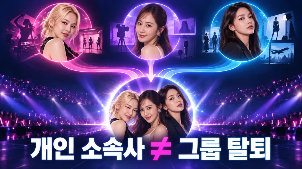 그런데 유리와 수영이 SM 소속이 아니어도 소녀시대 유닛이 가능한가?