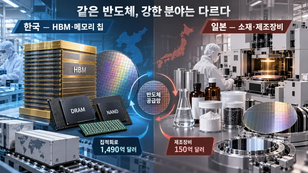 일본도 반도체 강국 아닌가? 왜 차이가 이렇게 컸을까?