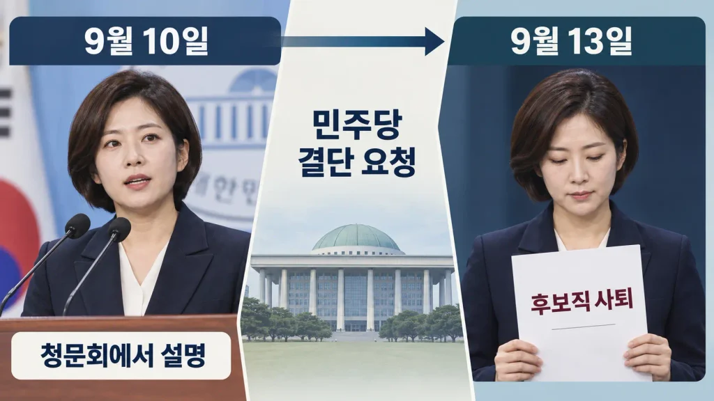 사흘 사이 무엇이 달라졌나? 결정적 계기는 민주당의 ‘결단 요구’였다