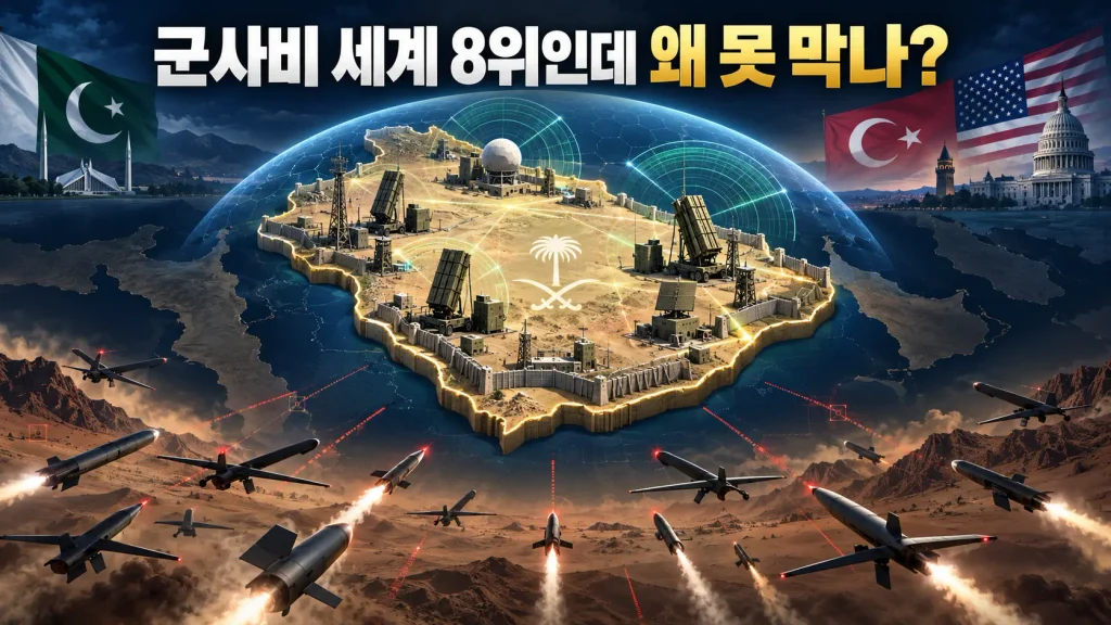 사우디는 군사비 세계 8위인데 왜 후티를 못 막나? 메카 방위협정도 바로 못 움직이는 이유