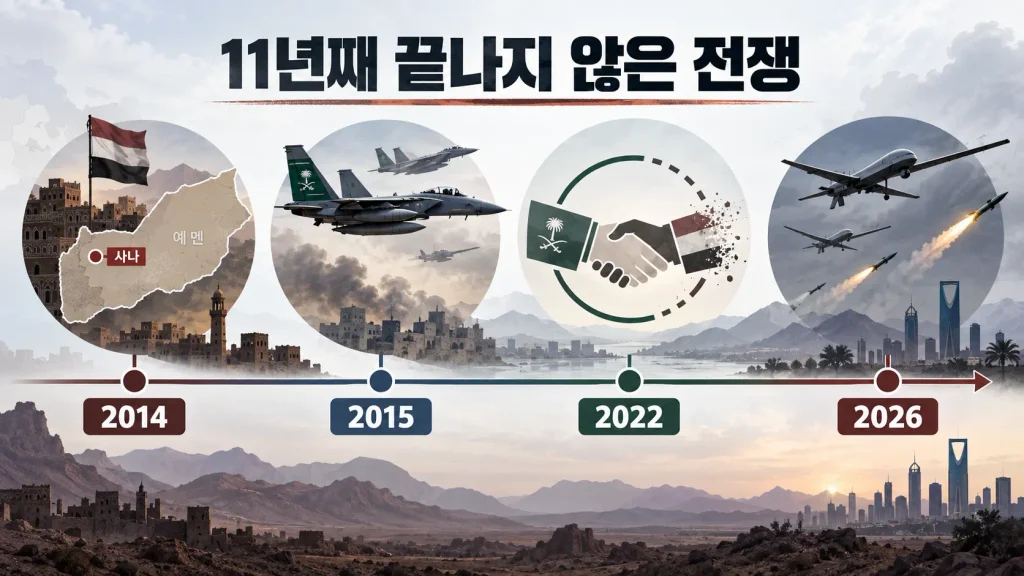 2015년에도 사우디가 싸웠는데 왜 후티는 사라지지 않았을까?