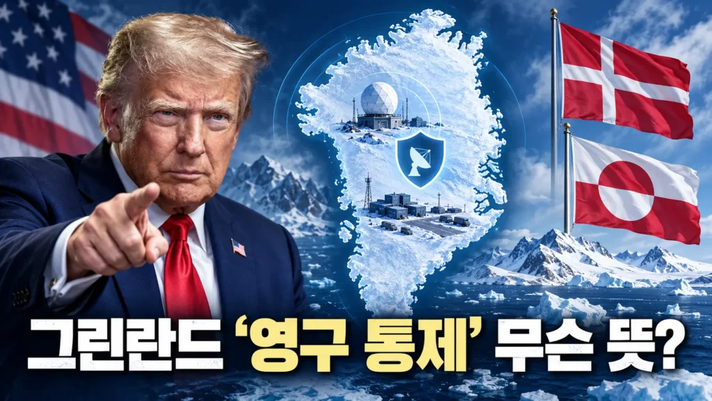 트럼프가 그린란드를 결국 가져간 건가? ‘영구 안보 통제권’의 실제 의미