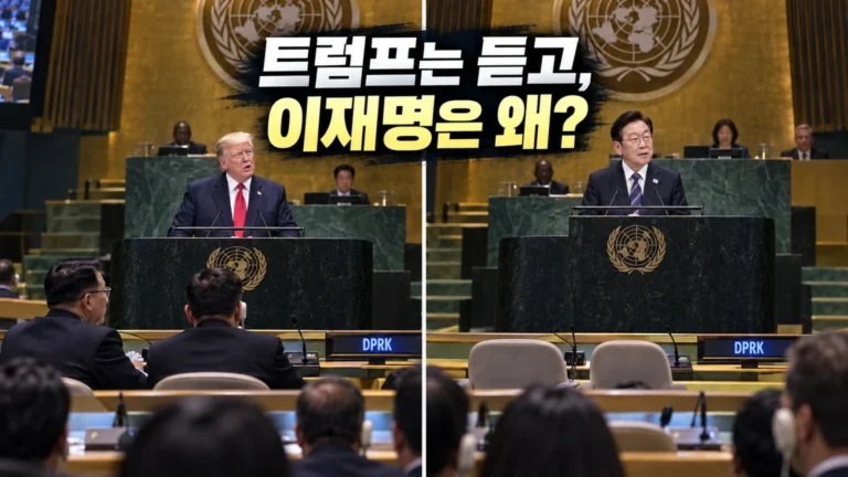 북한은 왜 트럼프 연설은 듣고 이재명 연설은 비웠을까? 유엔 좌석까지 옮긴 장면의 의미
