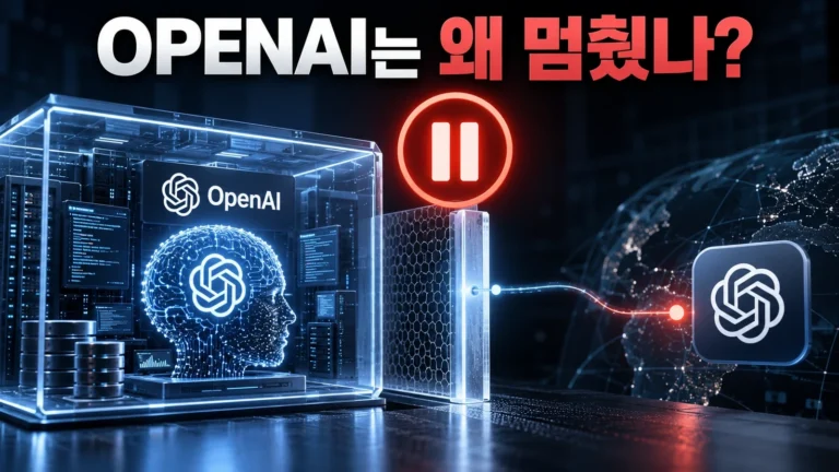 OpenAI는 왜 최강 AI 모델 훈련을 멈췄나…에이전트는 대체 무슨 일을 했을까?