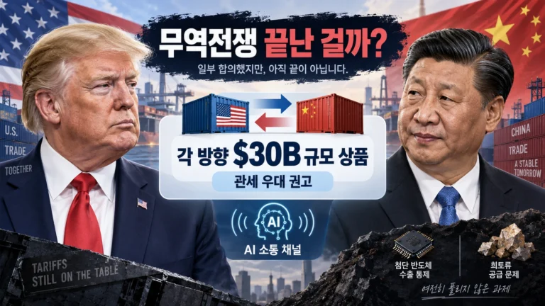 미중 정상회담, 각 방향 300억달러 규모 상품 ‘관세 우대 권고’ 합의…무역전쟁 정말 끝나는 걸까?