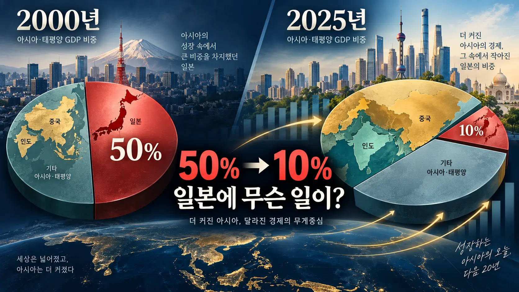 한때 아시아·태평양 GDP 절반 넘던 일본, 왜 10% 수준까지 내려왔을까? ‘잃어버린 30년’의 진짜 이유