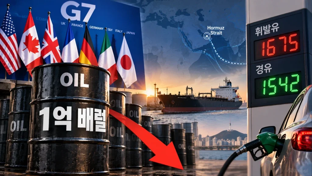 G7이 비축유 1억 배럴 푼다…왜 원유보다 경유부터, 한국 기름값도 내려갈까?