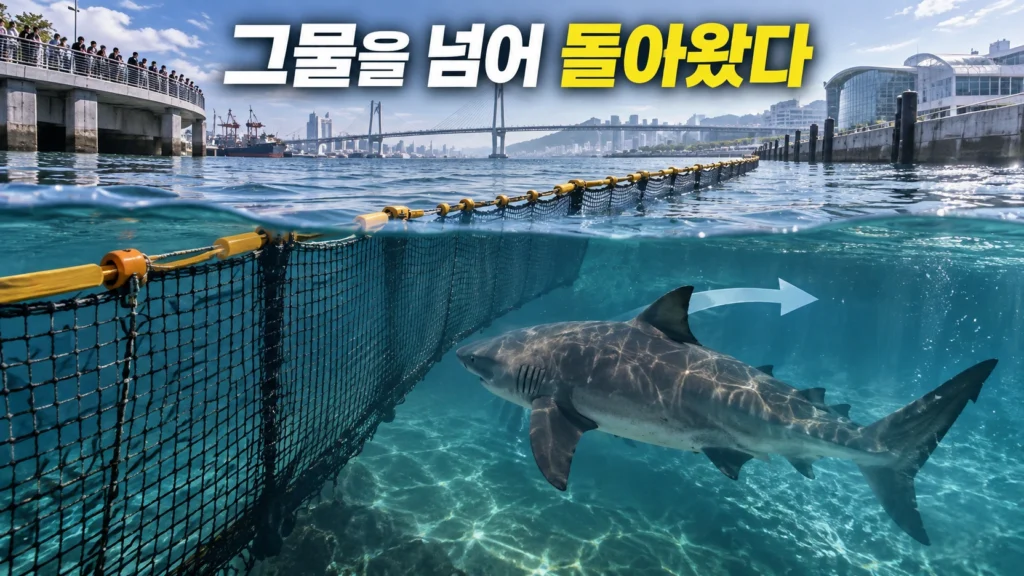 차단 그물을 넘어 돌아온 ‘부캉이’…부산시는 왜 구조를 멈추고 지켜보기로 했을까?