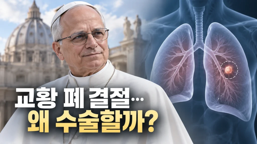 71세 교황 폐에서 결절 발견…초기라는데 왜 곧바로 수술할까?