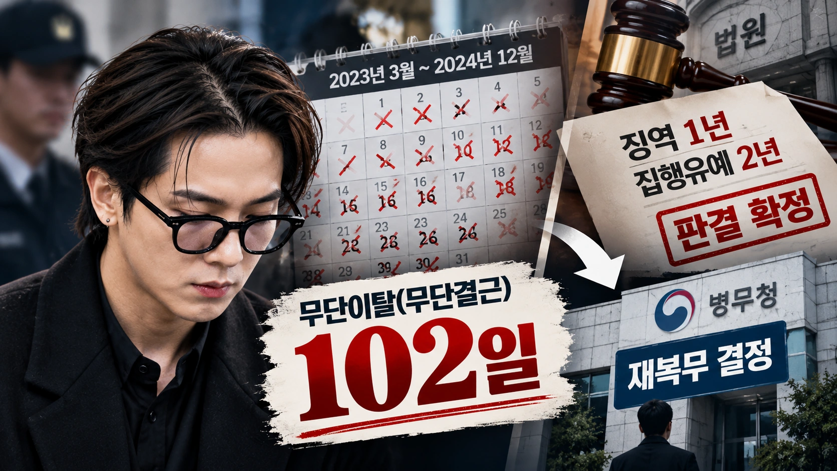 송민호 사회복무 시작부터 2026년 10월 1일 선고와 16일 재복무 결정까지의 사건 타임라인