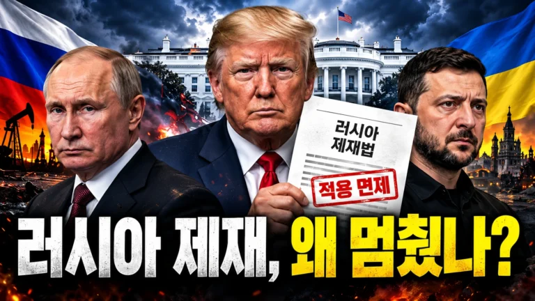 트럼프는 왜 러시아 제재를 멈췄을까? 푸틴·젤렌스키 갈등 뒤에 숨은 기름값 문제