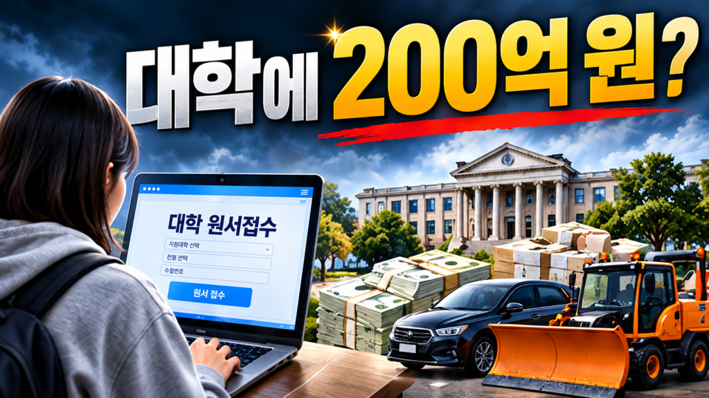 대입 원서접수 업체가 대학에 200억 원 가까이 줬다고? 수험생이 낸 돈은 어디로 갔을까?