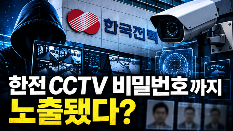 한전 CCTV 비밀번호까지 노출됐다? 얼굴인증 정보는 왜 더 위험할까?