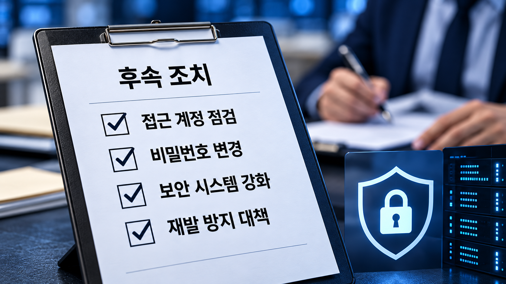 한전 직원 개인정보와 시설 CCTV 접속정보, 고객정보 관리시스템, 전력공급 운영시스템을 구분한 보안 구조 인포그래픽