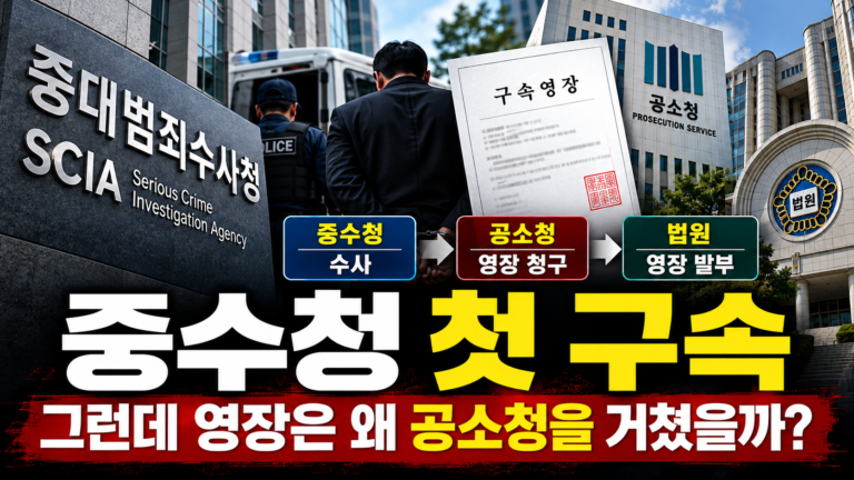 중수청이 처음으로 피의자를 구속했다…그런데 영장은 왜 공소청을 거쳤을까?