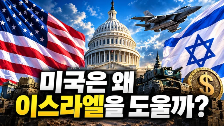 왜 미국은 이스라엘을 이렇게까지 도울까? 돈과 무기까지 지원하는 5가지 이유