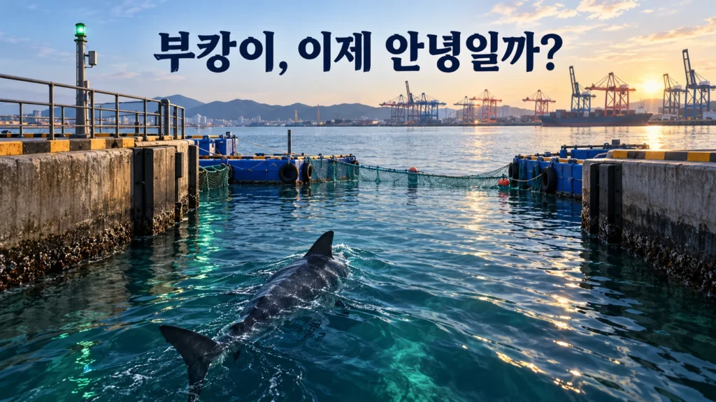 부산 상어 부캉이, 34일째 수로 밖으로…왜 세 번이나 구조해야 했을까?