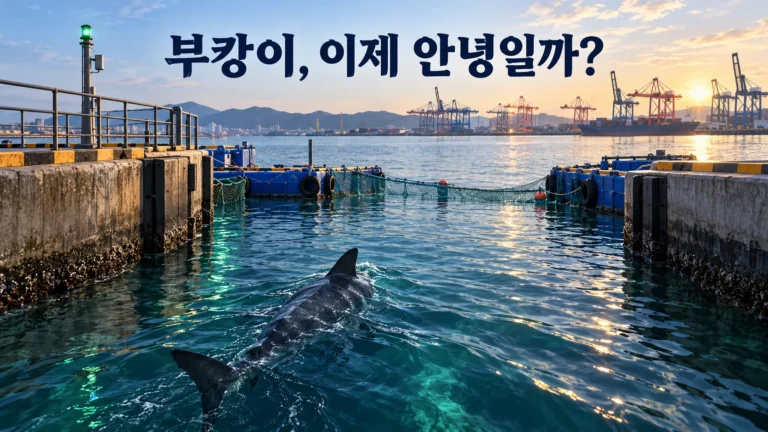 부산 상어 부캉이, 34일째 수로 밖으로…왜 세 번이나 구조해야 했을까?