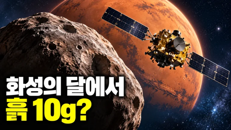 일본은 왜 화성 대신 ‘화성의 달’에서 흙 10g을 가져오려 할까?