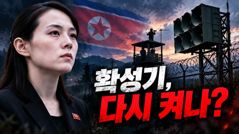 김여정이 대남 확성기를 다시 켠다는데, 남북은 왜 또 긴장할까?