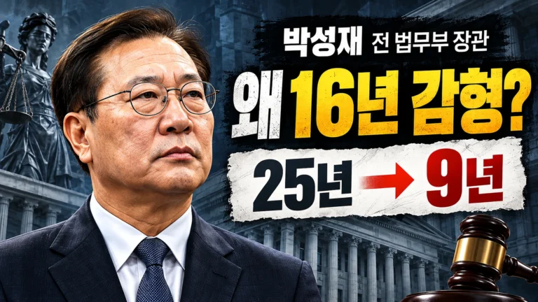 박성재는 왜 16년이나 감형됐을까? 내란 가담은 인정하면서 일부 무죄가 나온 이유