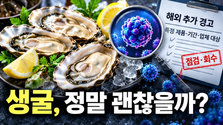 한국산 굴이 미국서 6번이나 리콜됐다는데…우리가 먹는 생굴은 괜찮을까?