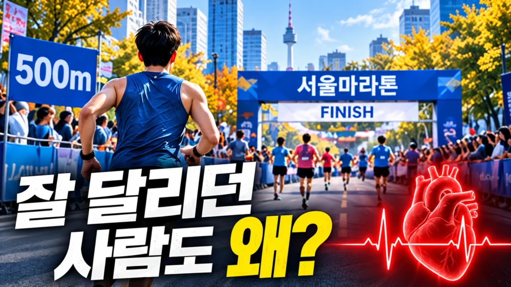 마라톤 결승선 500m 앞에서 쓰러진 20대 러너…운동 잘해도 심정지가 올 수 있을까?