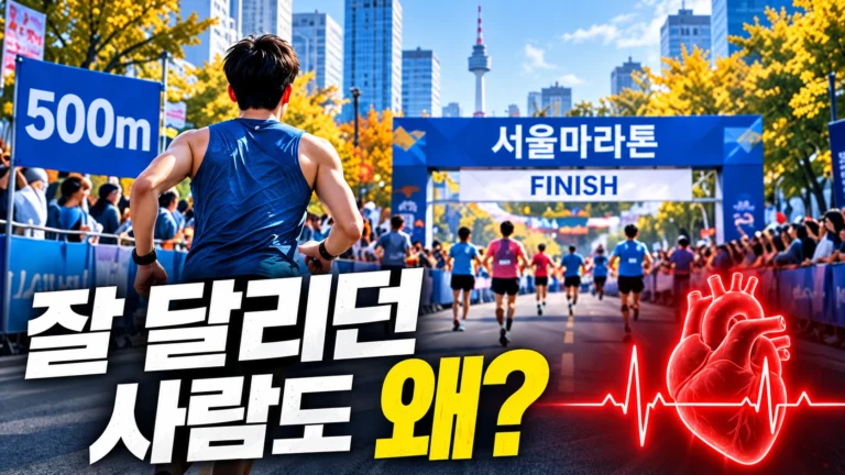 마라톤 결승선 500m 앞에서 쓰러진 20대 러너…운동 잘해도 심정지가 올 수 있을까?