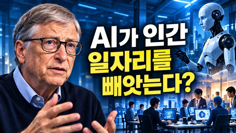 빌 게이츠 “앞으로 20년 대혼란”… AI가 인간 일자리를 모두 빼앗을까?