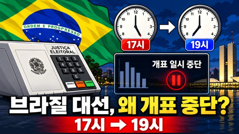 브라질 대선 투표 2시간 연장, 왜 개표 발표까지 멈췄을까?